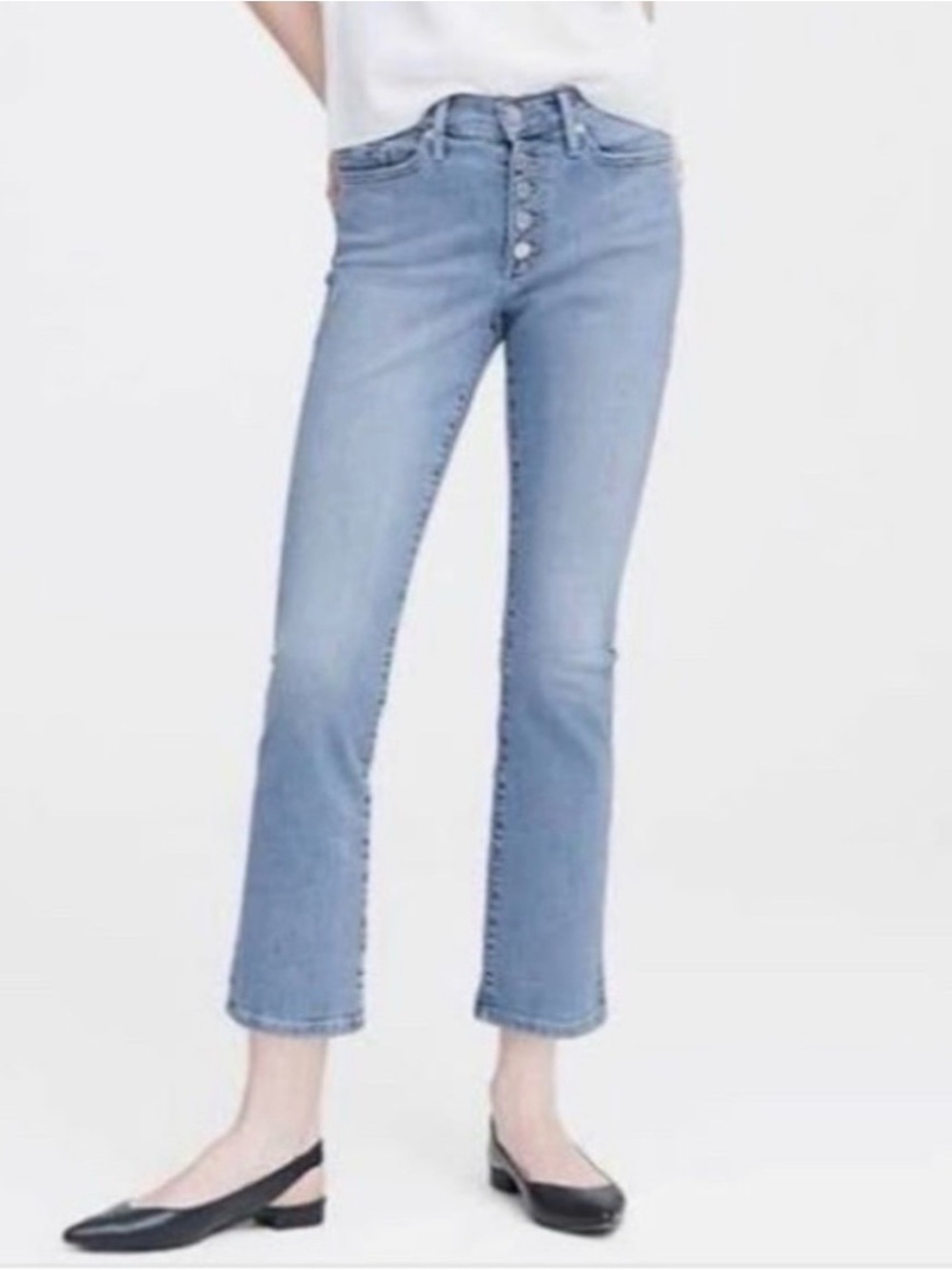 Banana Republic Light Blue High-Rise Button-Fly Women’s Jeans